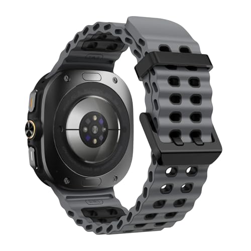 Bracelet silicone pour Samsung Galaxy Watch Ultra 47 mm étanche montre sport