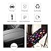 indokyeyqaz Universal Car Center Console Cushion Pad, Colorful Dog Paw Prints Soft Waterproof Car Center Console Cover Auto Armrest Seat Box Cover Protector for Most Vehicle SUV Truck Car