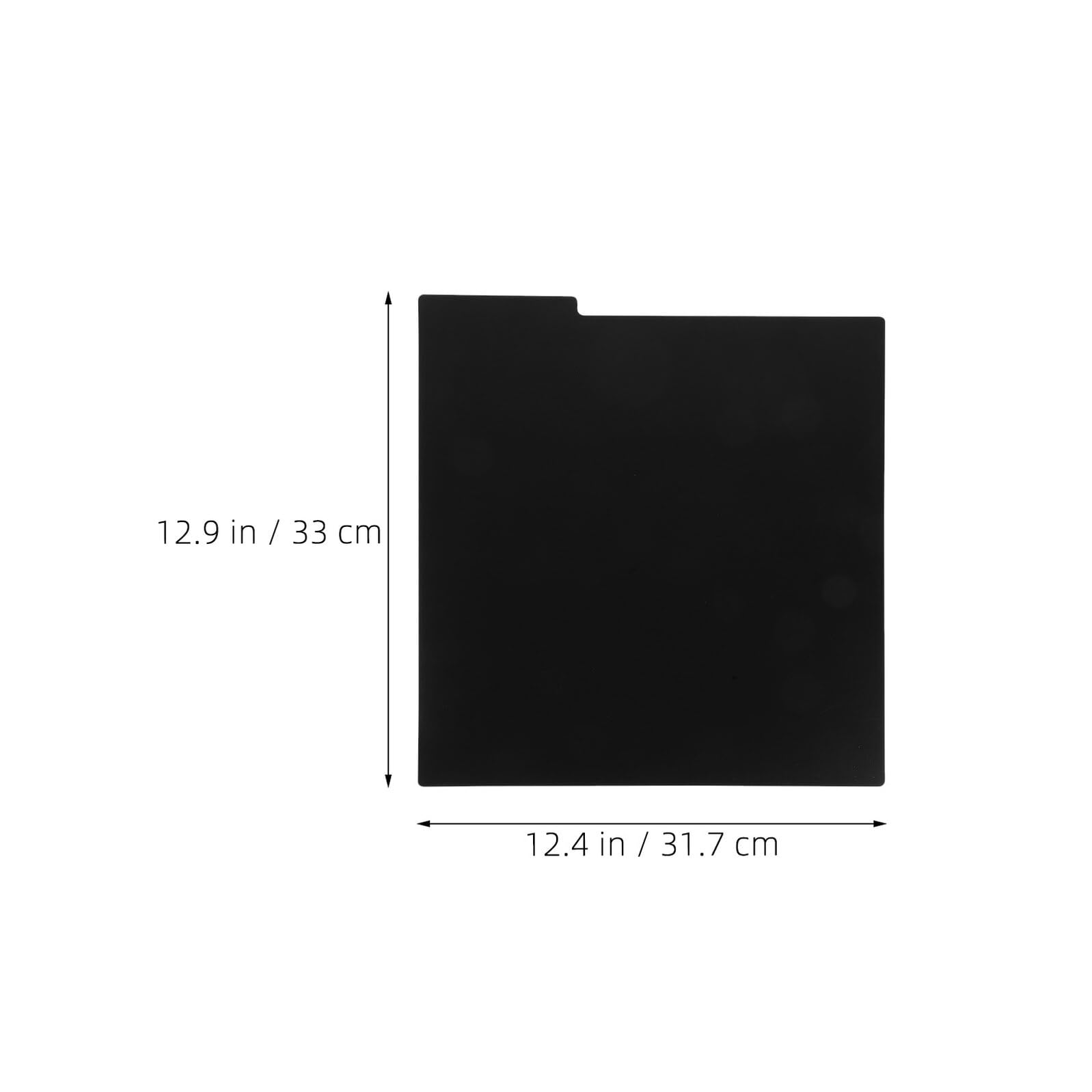 SOIMISS 16 Pezzi Divisori per Album Vinile in PVC Nero 330x317mm, Separatori per Dischi in Vinile Riutilizzabili per Organizzazione Collezioni, Accessori Salvaspazio per Ufficio e Studio