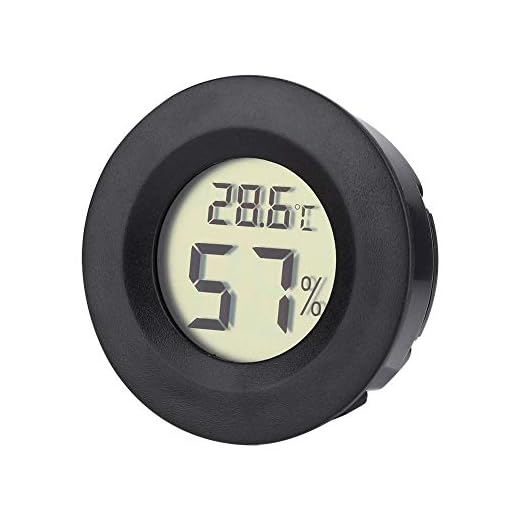 Humidifier Humidity Meters, Mini Hygrometer Thermometer Digital LCD Monitor for Humidifiers Dehumidifiers Greenhouse Basement Babyroom Fahrenheit or Celsius