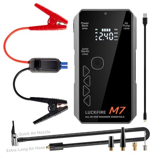 Smart Car Jump Starter with Air Compressor