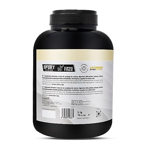 SPORT LIVE Concentrado de proteinas de suero de leche | Whey Protein en polvo con L-Glutamina y L-Leucina | Ayuda a aumentar tu masa muscular | Mejora tus batidos |Chocolate Blanco | 2 KG - imagen 2