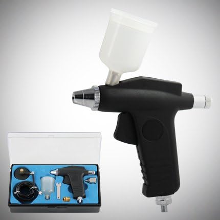 GotHobby 0.3mm Gravity Feed Dual-Action Trigger Airbrush Paint Gun Set