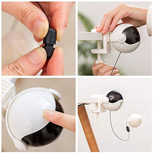 Jzenzero Brinquedos elétricos interativos para gatos, brinquedo para gatos de levantamento automátic