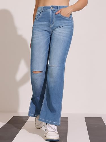 Image of Dolce Crudo High Rise Bootcut Jeans for Women