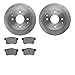 Dynamic Friction Company Rear Brake Rotors with 5000 Advanced Brake Pads 6502-58061