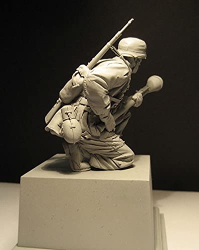 1/16 Fallschirmjager Panzerfaust Normandy 1944 Resin Figure soldatini GK WWII Materiale Militare Non patinato Nessun Colore