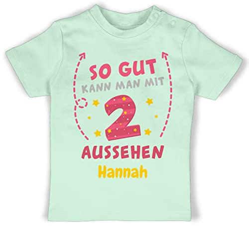 Baby T-Shirt Mädchen Jungen - 2. Geburtstag - So gut kann Man mit 2...