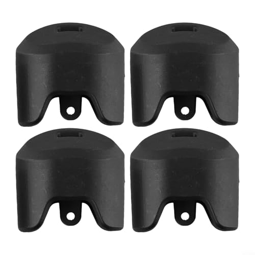 Feeshoppher Soporte de sierra ingletadora de goma N074647 compatible con DWX723 DWX724 DWX725 DE7023 patas de soporte para sierra de mesa, color negro, paquete de 4