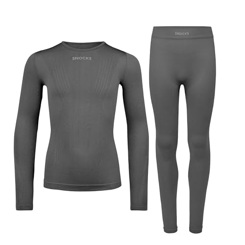 Snocks Thermounterwäsche Kinder - extra warm, enganliegend,...