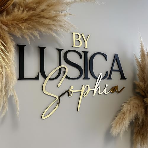 Custom Acrylic Business Logo Sign, 3D Laser Cut Acrylic Letters,