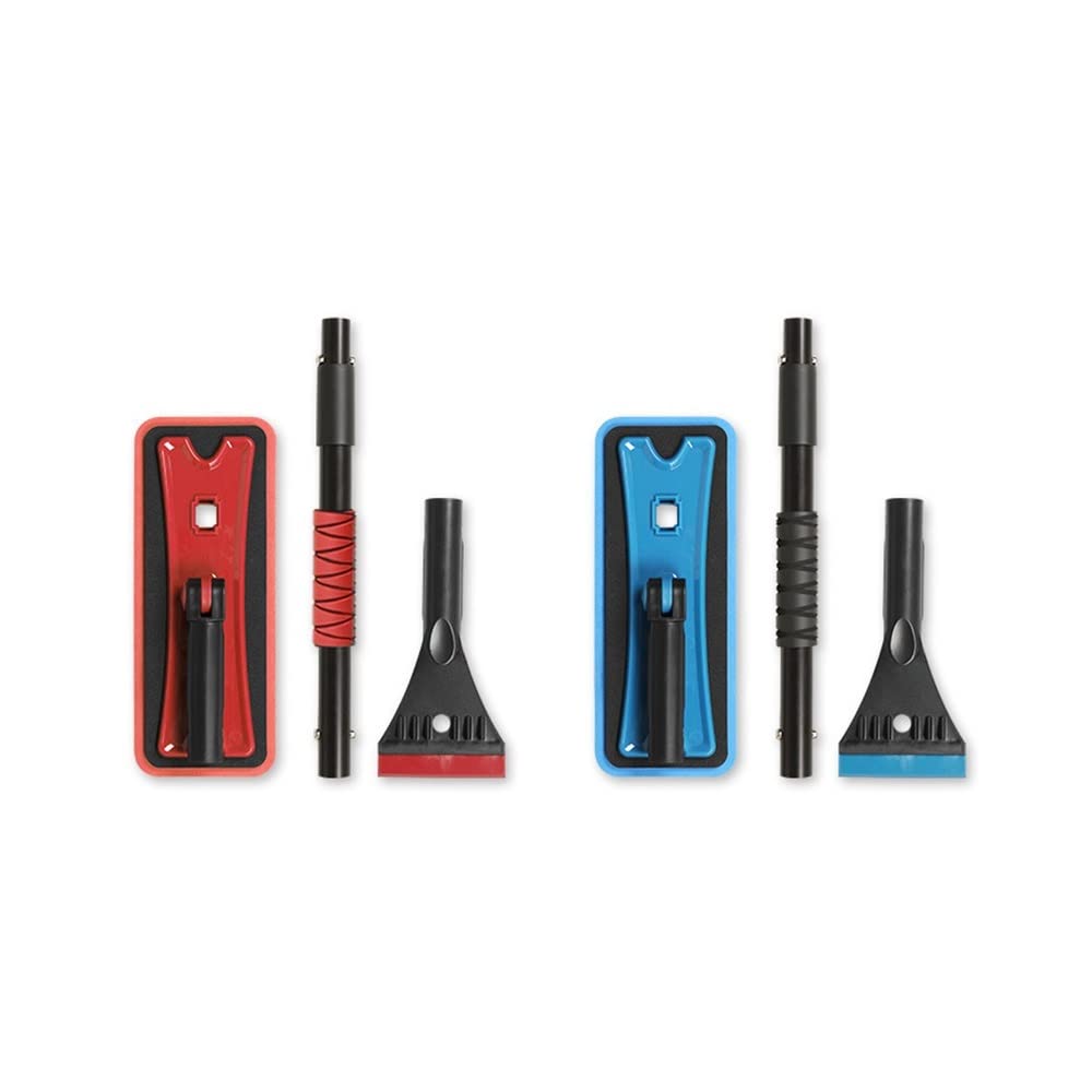 Rascador de hielo para coche Para Palas Quitanieves Automotrices, Parabrisas Desmontable, Limpieza De Escarcha, Esquís, Deshielo, Cepillos Retráctiles Para Nieve Rascadores de hielo para coche(B)