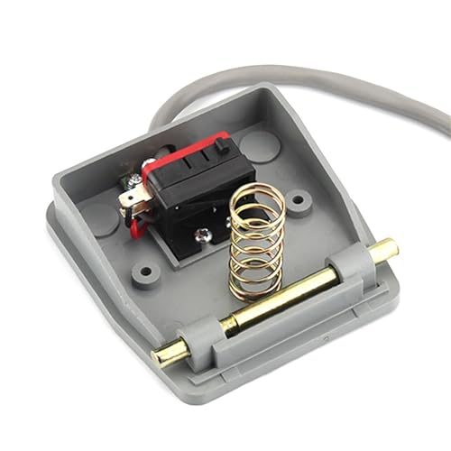 Interrupteur à pédale 0-400V SPDT commande momentanée gris avec câble