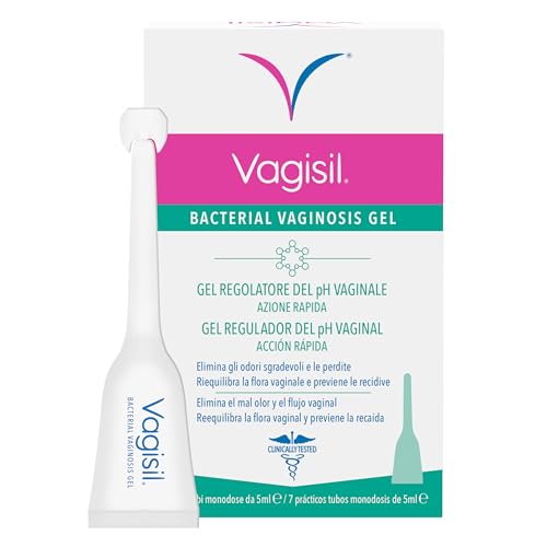 Vagisil Bacterial Vaginosis Gel - Tratamiento Eficaz de los Síntomas de la Vaginosis Bacteriana. Elimina el Olor Desagradable, Flujo Anormal y Picor. Previene la Recurrencia - 7 tubos monodosis