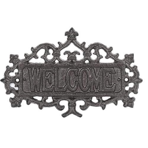 Sungmor Cast Iron Welcome Sign – Vintage Style Decorative