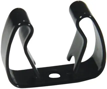 1 1/4 (A), 1 3/4 (B), Capacity - 1" to 1 1/2 dia., Full Vinyl Coating, Spring Steel, Gripper Clip (1 Each)