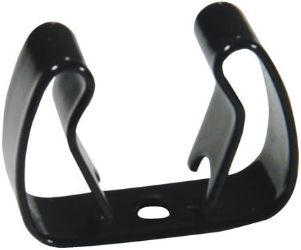 1 1/4 (A), 1 3/4 (B), Capacity - 1" to 1 1/2 dia., Full Vinyl Coating, Spring Steel, Gripper Clip (1 Each)
