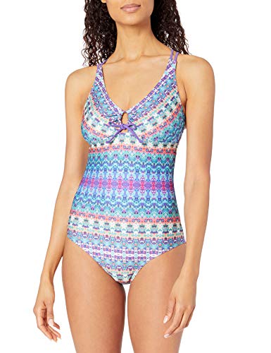 prAna Women's Inez One Piece, Aquabloom, Medium