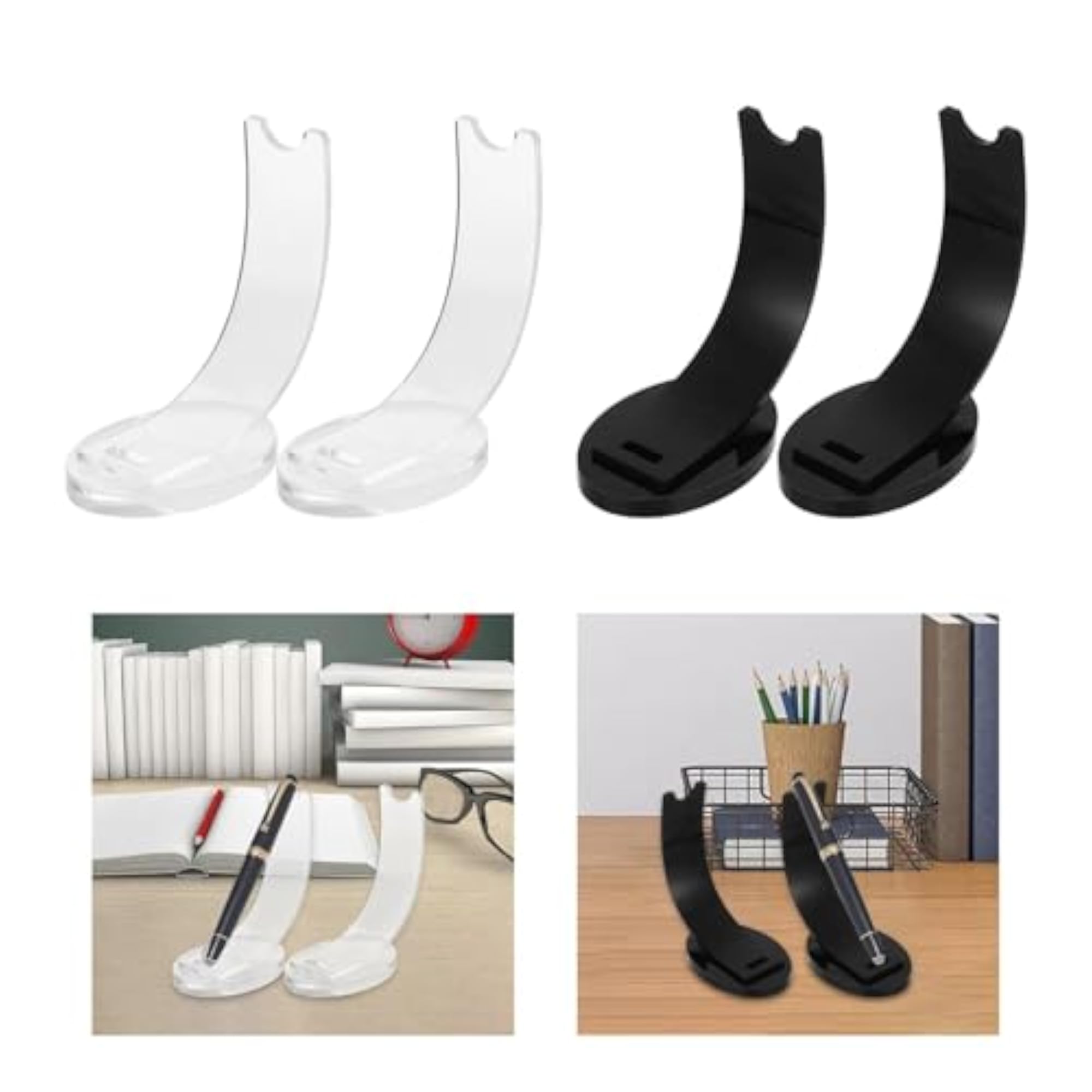 3x Acrylic Pen Display Stand for Makeup Brushes