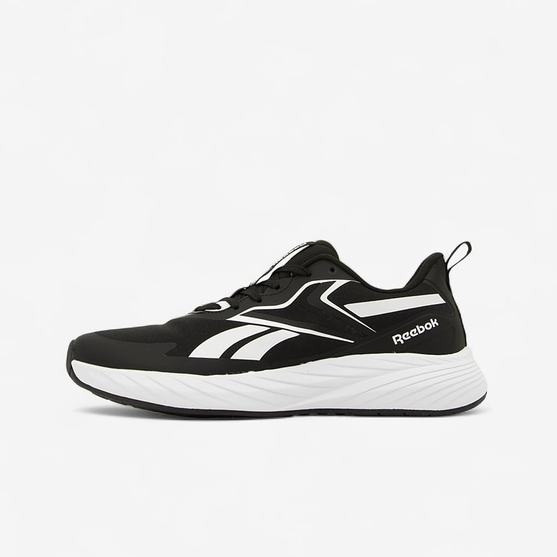 Reebok Zapatillas Deportivas para Hombre, Color Negro, Blanco y Blanco, Talla 43 EU