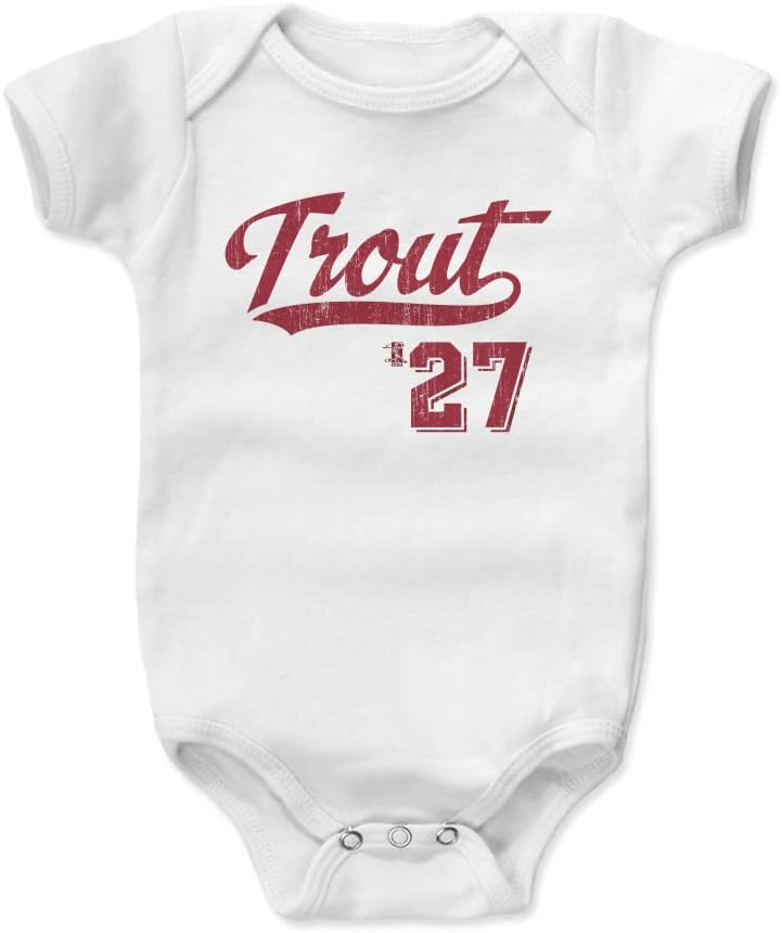 500 LEVEL Mike Trout Baby Clothes - Mike Trout Script