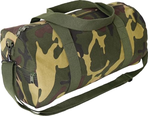 Rothco Sports Gym Shoulder Canvas Sport Shoulder Duffle Bag with Strap 19" x 9" x 9", Camouflage2