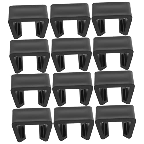 Sosoport 60 Peças slot para cartão de sofá clipes de sofá de vime conector seccional cadeira de jard