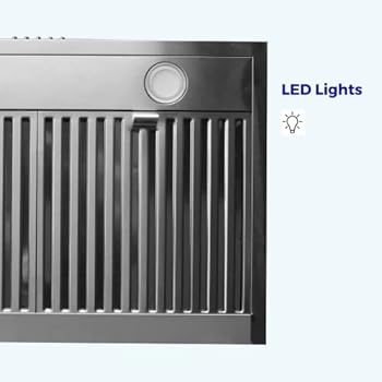 vesta stainless steel 500cfm stylish under cabinet range hood