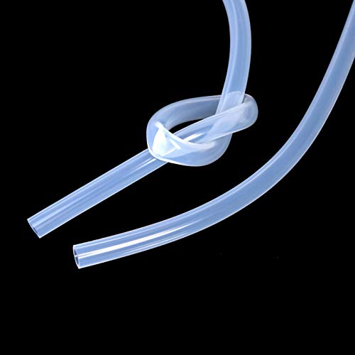 Image of High Temp Silicone Tubing Hose - Food Grade Silicone tube, Flexible Pure Silicon Tubing For Home Brewing Pump Transfer and Winemarking (1 /4 inch ID x 3 /8 inch OD, 36, Inches)