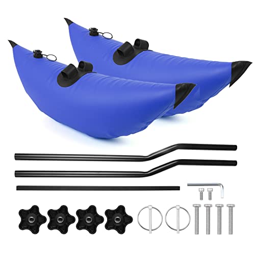 Lixada Estabilizador de Kayak Inflable de PVC, Accesorios Kayak, Estabilizador Flotante de Pesca en Kayak con Dispositivo Flotante de Brazo Remos para Kayak
