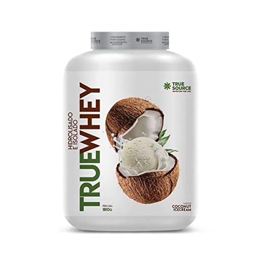 True Source True Whey Protein Hidrolisado E Isolado - 1810G Coconut Ice Cream