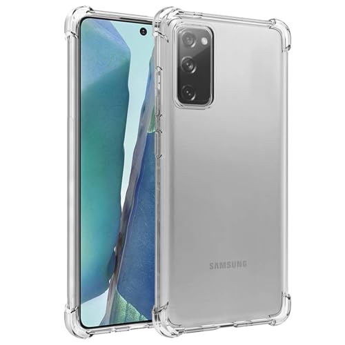 Wanyuexes Case for Galaxy Note 20 5G Case, for Samsung Note 20 SM-N981U Case, Soft Clear TPU Phone Cases, Slim Protective Shockproof Transparent Cover for Samsung Galaxy Note20 5G Crystal Clear