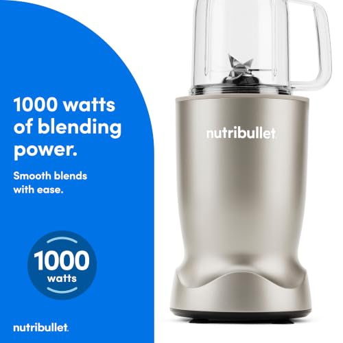 nutribullet Turbo Tumbler Edition, Personal Blender For Smoothies & Frozen Drinks, 24 Ounce Tumbler with boot, 32 Ounce Cup, Travel & To-Go Lids, 1000 Watt, Dune Beige, NB30400DB - image 4