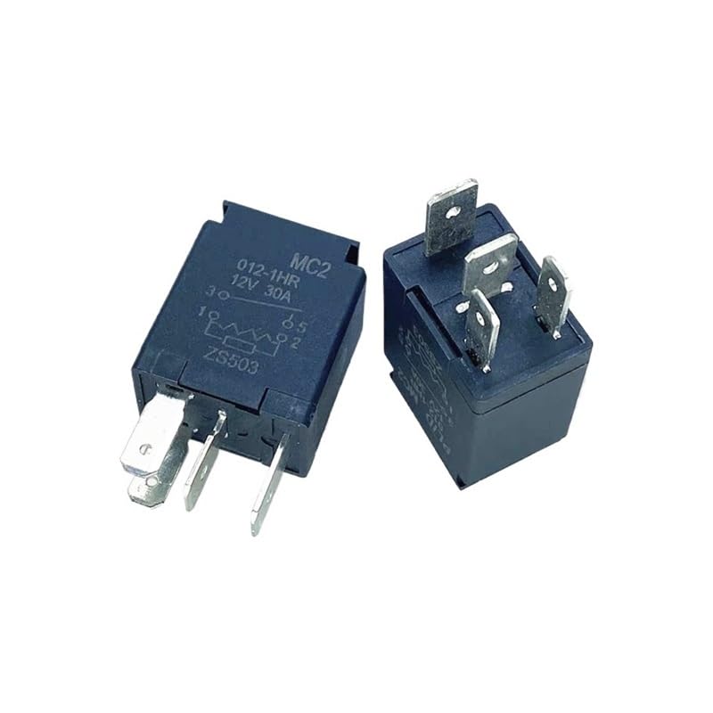 POWTAXBJGD 2PCS MC2 012-1HR M10 012-1HR M4 012-1H1G Air Conditioning Fan Headlight Horn 30A 20A 40A Relay 12V(2PCS MC2 012-1HR)