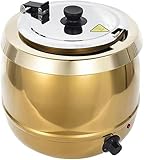 Interior De Radiateur Commercial À 10 Litres À 10 Litres En Acier Inoxydable Avec Des Boutons De Commande De Température De La Soupe Buffet Commerciale, Idéal Pour La Sauce Et La Soupe, A (b) (b)