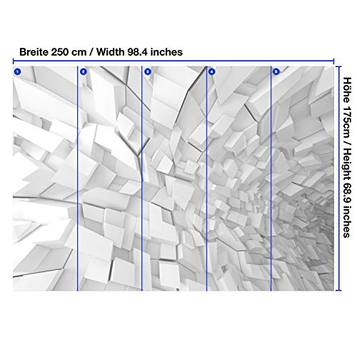 Wandmotiv24 Foto Murale Muro effetto 3D M 250 x