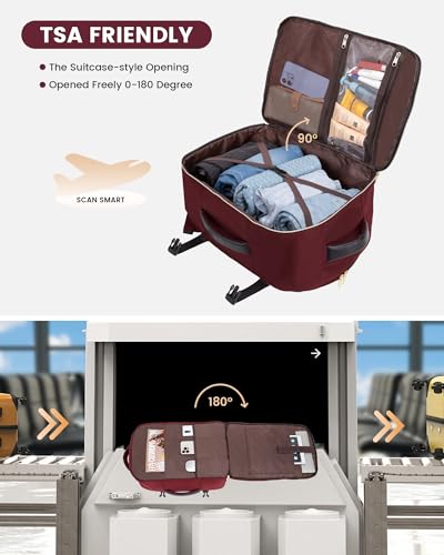 Mochila de Viaje LOVEVOOK 40L para Mujer Resistente al Agua miniatura 4