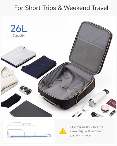 LUGGEX Underseat Carry On with Wheels