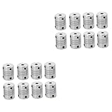 HOMSFOU 16 Pièces accouplement d'arbre flexible moteur pas à pas...