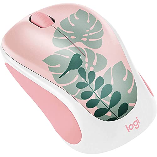 Image of Logitech - Design Collection Limited Edition Wireless Compact Mouse with Colorful Designs - Chirpy Bird