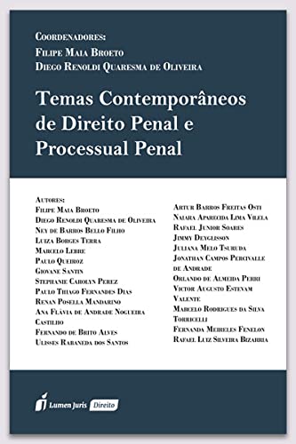 Temas Contemporâneos de Direito Penal e Processual Penal - 2021