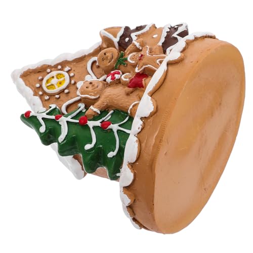 Cabilock Gingerbread Christmas Tree Decor Mini House Adornment Christmas Party Favor Decor
