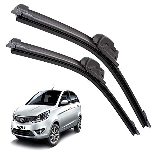 Image of Euro Care Windshield Car Wiper Blades Compatibility With TATA Bolt (Model : 2013-2018) - Set of 2Pc (D-24,P-14)