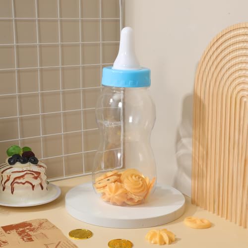 Image of SUPVOX Baby Bottle Piggy Bank 11.02 inch Transparent Money Box Saving Pot for Coins Desktop Ornament for Kids Birthday Gift for Boys and Girls