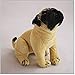 DINEGG Juguete de Peluche 55 cm beajer Boxeador Pug Dalmatian Wolfhound simulación en Cuclillas Perro Peluche Juguete Realista Sentado Perro muñecas YMMSTORY