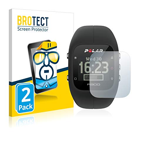 BROTECT Protector Pantalla Compatible con Polar A300 Protector Transparente (2 Unidades) Anti-Huellas