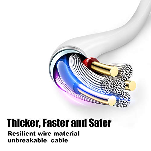 Image of DUDAO Unbreakable Fast Charging Cable Or Micro USB Cable For Charging And Data Sync (1 Meter, White)