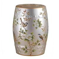 Amazon.co.jp: ガーデンスツール 陶器スツール イス 腰掛け 花台