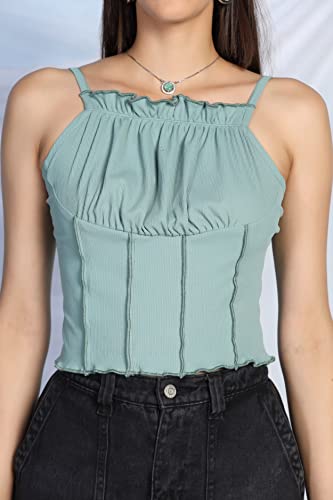 Image of GRECIILOOKS Women's Regular Fit Tops | Tops for Women | Tops for Jeans for Women | Korean Tops for Women | One Piece Dress for Women | Western Tops for Women Stylish