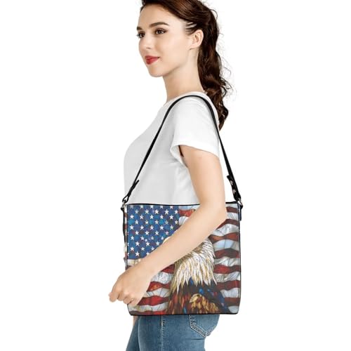 Image of HUGS IDEA Boho Bags for Women Leather Handbag Shoulder Bucket Crossbody Purse